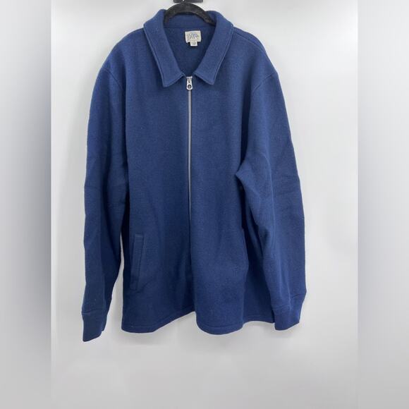 J. Crew Men’s Boiled Merino Wool Coach’s Sweater-Jacket - Picture 5 of 6